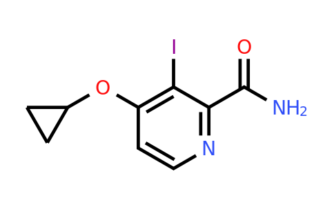 CAS 1243473-81-5 | 4-Cyclopropoxy-3-iodopicolinamide