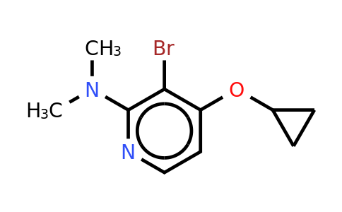 CAS 1243473-82-6 | 3-Bromo-4-cyclopropoxy-N,n-dimethylpyridin-2-amine