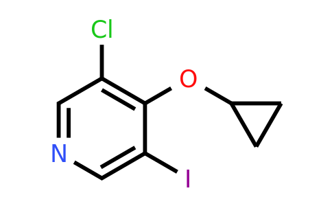 CAS 1243473-85-9 | 3-Chloro-4-cyclopropoxy-5-iodopyridine