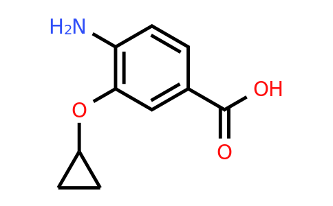 CAS 1243473-88-2 | 4-Amino-3-cyclopropoxybenzoic acid
