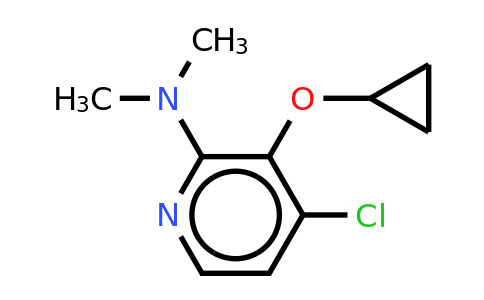 CAS 1243473-89-3 | 4-Chloro-3-cyclopropoxy-N,n-dimethylpyridin-2-amine