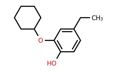 CAS 1243473-90-6 | 2-(Cyclohexyloxy)-4-ethylphenol