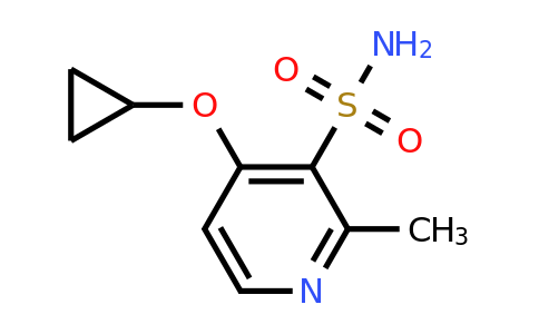 CAS 1243473-93-9 | 4-Cyclopropoxy-2-methylpyridine-3-sulfonamide