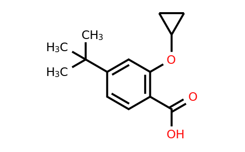 CAS 1243473-96-2 | 4-Tert-butyl-2-cyclopropoxybenzoic acid
