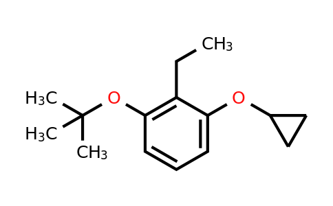 CAS 1243474-03-4 | 1-Tert-butoxy-3-cyclopropoxy-2-ethylbenzene