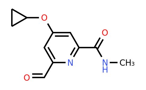 CAS 1243474-05-6 | 4-Cyclopropoxy-6-formyl-N-methylpicolinamide