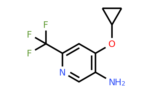 CAS 1243474-06-7 | 4-Cyclopropoxy-6-(trifluoromethyl)pyridin-3-amine