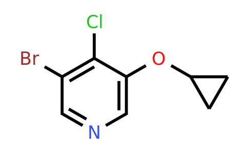 CAS 1243474-08-9 | 3-Bromo-4-chloro-5-cyclopropoxypyridine