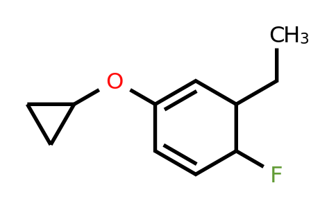 CAS 1243474-09-0 | 2-Cyclopropoxy-6-ethyl-5-fluorocyclohexa-1,3-diene