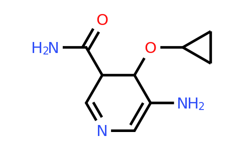 CAS 1243474-11-4 | 5-Amino-4-cyclopropoxy-3,4-dihydropyridine-3-carboxamide