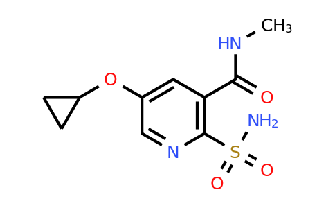 CAS 1243474-21-6 | 5-Cyclopropoxy-N-methyl-2-sulfamoylnicotinamide