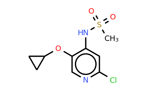 CAS 1243474-27-2 | N-(2-chloro-5-cyclopropoxypyridin-4-YL)methanesulfonamide