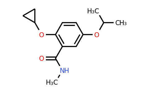 CAS 1243474-28-3 | 2-Cyclopropoxy-5-isopropoxy-N-methylbenzamide