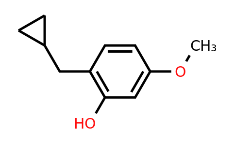 CAS 1243474-35-2 | 2-(Cyclopropylmethyl)-5-methoxyphenol