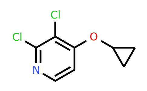 CAS 1243474-44-3 | 2,3-Dichloro-4-cyclopropoxypyridine