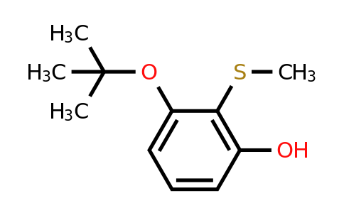 CAS 1243474-45-4 | 3-(Tert-butoxy)-2-(methylsulfanyl)phenol