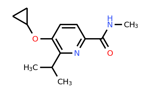 CAS 1243474-46-5 | 5-Cyclopropoxy-6-isopropyl-N-methylpicolinamide