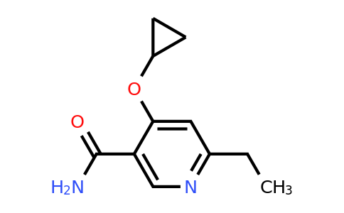 CAS 1243474-47-6 | 4-Cyclopropoxy-6-ethylnicotinamide