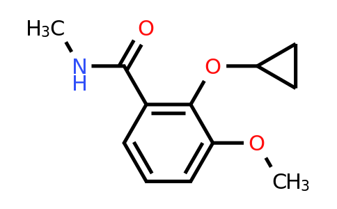 2-Cyclopropoxy-3-methoxy-N-methylbenzamide