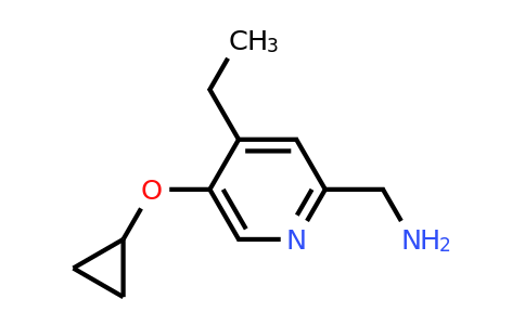 CAS 1243474-61-4 | (5-Cyclopropoxy-4-ethylpyridin-2-YL)methanamine