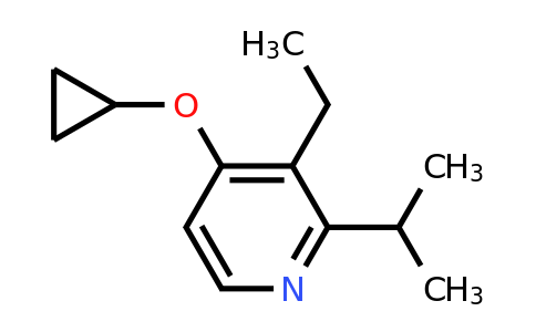 CAS 1243474-67-0 | 4-Cyclopropoxy-3-ethyl-2-isopropylpyridine