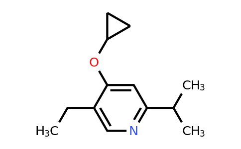 CAS 1243474-69-2 | 4-Cyclopropoxy-5-ethyl-2-isopropylpyridine