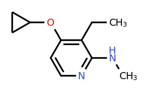 CAS 1243474-71-6 | 4-Cyclopropoxy-3-ethyl-N-methylpyridin-2-amine