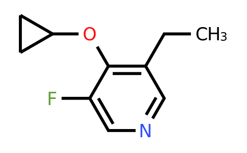CAS 1243474-72-7 | 4-Cyclopropoxy-3-ethyl-5-fluoropyridine