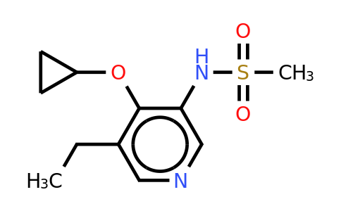 CAS 1243474-74-9 | N-(4-cyclopropoxy-5-ethylpyridin-3-YL)methanesulfonamide