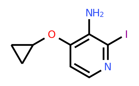 CAS 1243474-77-2 | 4-Cyclopropoxy-2-iodopyridin-3-amine