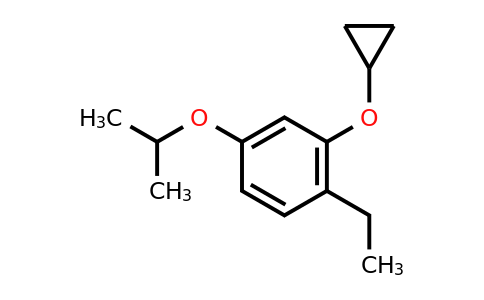 CAS 1243474-78-3 | 2-Cyclopropoxy-1-ethyl-4-isopropoxybenzene