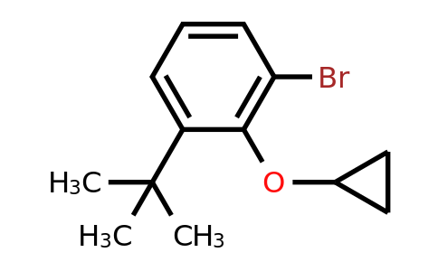 CAS 1243474-82-9 | 1-Bromo-3-tert-butyl-2-cyclopropoxybenzene