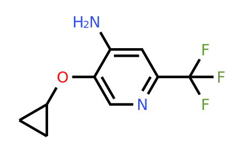 CAS 1243474-83-0 | 5-Cyclopropoxy-2-(trifluoromethyl)pyridin-4-amine