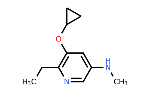 CAS 1243474-96-5 | 5-Cyclopropoxy-6-ethyl-N-methylpyridin-3-amine