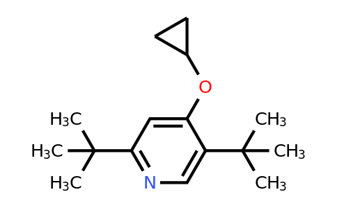 CAS 1243475-07-1 | 2,5-DI-Tert-butyl-4-cyclopropoxypyridine