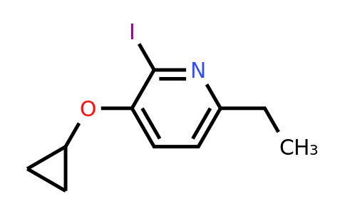 CAS 1243475-08-2 | 3-Cyclopropoxy-6-ethyl-2-iodopyridine