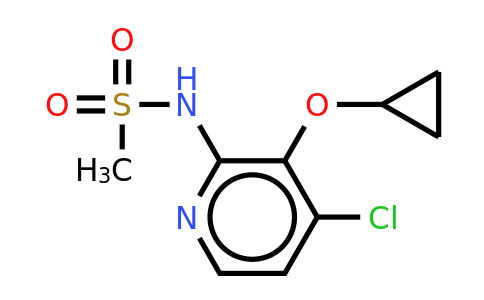 CAS 1243475-09-3 | N-(4-chloro-3-cyclopropoxypyridin-2-YL)methanesulfonamide