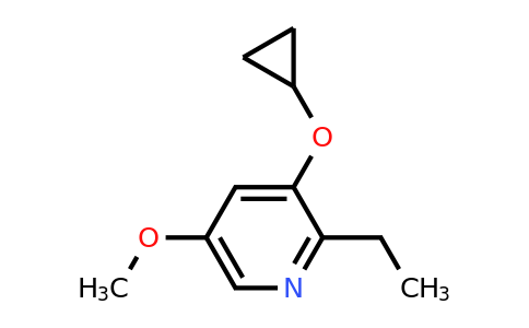 CAS 1243475-10-6 | 3-Cyclopropoxy-2-ethyl-5-methoxypyridine