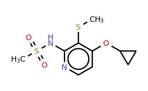 CAS 1243475-16-2 | N-(4-cyclopropoxy-3-(methylthio)pyridin-2-YL)methanesulfonamide