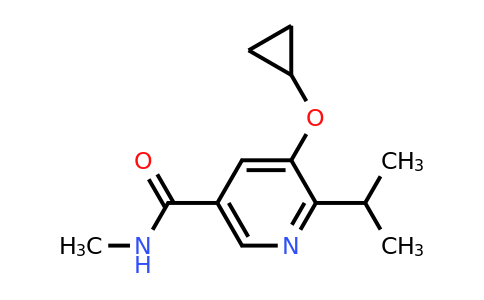 CAS 1243475-18-4 | 5-Cyclopropoxy-6-isopropyl-N-methylnicotinamide