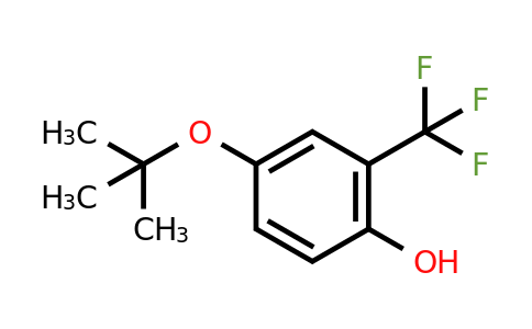 CAS 1243475-19-5 | 4-Tert-butoxy-2-(trifluoromethyl)phenol