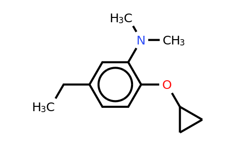 CAS 1243475-20-8 | 2-Cyclopropoxy-5-ethyl-N,n-dimethylaniline