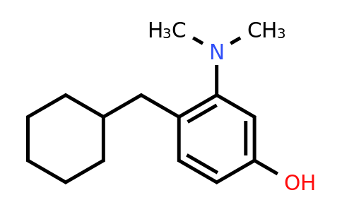 CAS 1243475-23-1 | 4-(Cyclohexylmethyl)-3-(dimethylamino)phenol