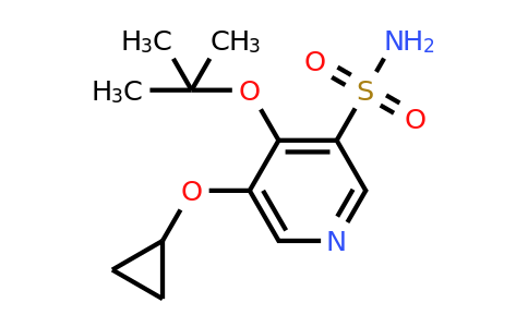 CAS 1243475-25-3 | 4-Tert-butoxy-5-cyclopropoxypyridine-3-sulfonamide