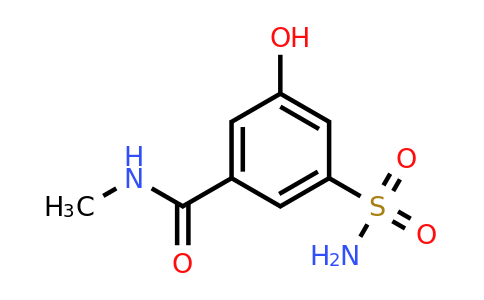 CAS 1243475-26-4 | 3-Hydroxy-N-methyl-5-sulfamoylbenzamide