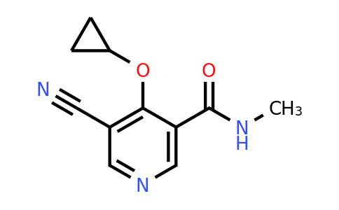 CAS 1243475-28-6 | 5-Cyano-4-cyclopropoxy-N-methylnicotinamide