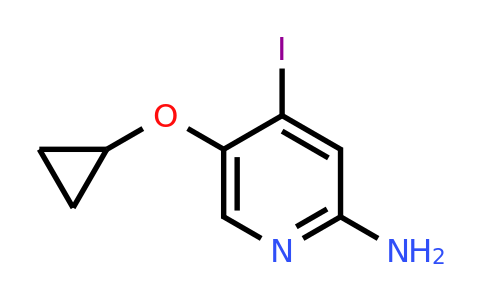CAS 1243475-30-0 | 5-Cyclopropoxy-4-iodopyridin-2-amine