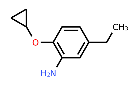 CAS 1243475-31-1 | 2-Cyclopropoxy-5-ethylaniline