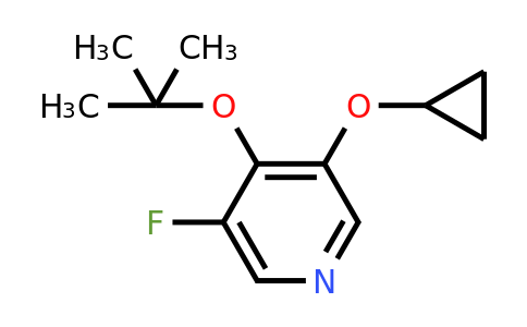 CAS 1243475-32-2 | 4-Tert-butoxy-3-cyclopropoxy-5-fluoropyridine