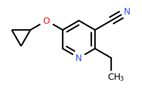 CAS 1243475-33-3 | 5-Cyclopropoxy-2-ethylnicotinonitrile